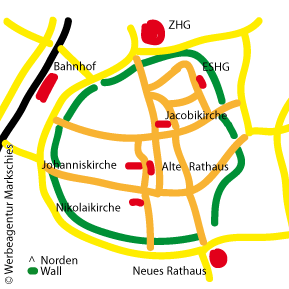 Innenstadtkarte